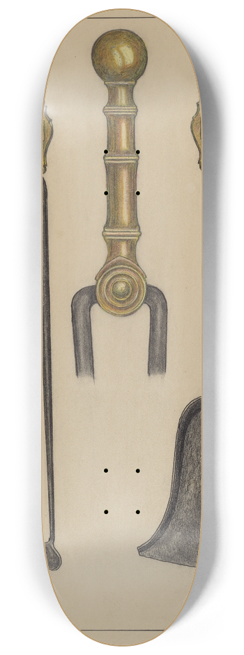 Hans Korsch - Fireplace Set 8.25 inch art skate deck