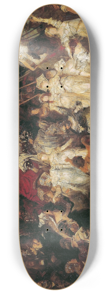 Hans Makart - Charles V enters Antwerp 8.25 inch art skate deck