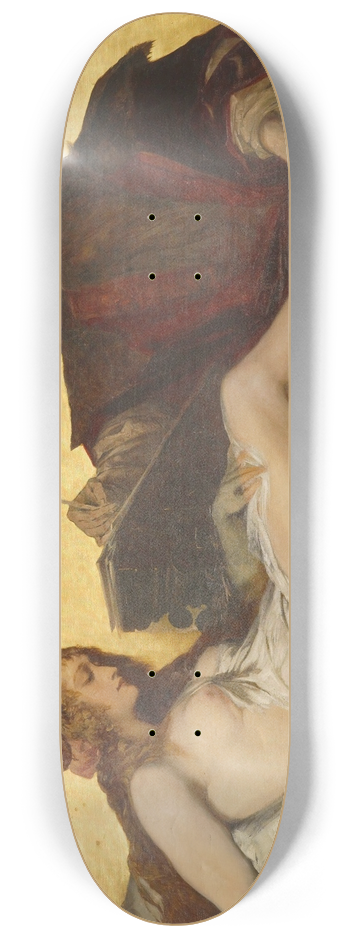 Hans Makart - Leonardo da Vinci 8.25 inch art skate deck