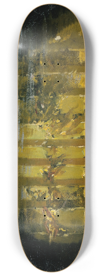 Hans Makart - Motiv aus dem Hellbrunner Schlopark 8.25 inch art skate deck