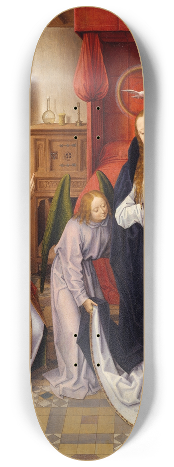 Hans Memling - The Annunciation 8.25 inch art skate deck