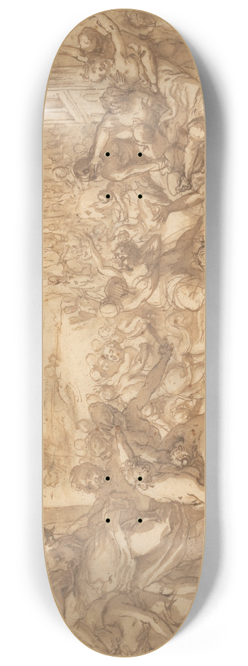 Hans Rottenhammer - Rape of the Sabines 8.25 inch art skate deck