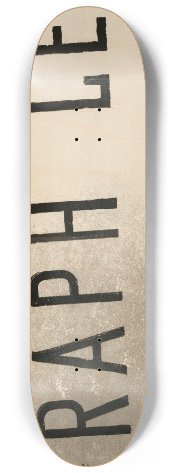 Hans Schleger - Telegraph Less 8.25 inch art skate deck