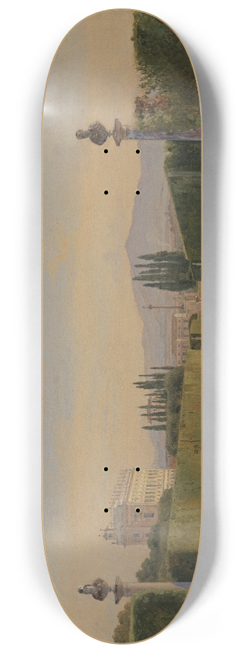 Hans Smidth - View of the Sea from a Pier 8.25 inch art skate deck