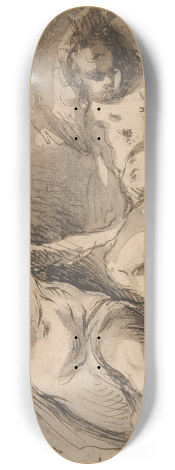 Hans Stutte - Venus and Sleeping Cupid 8.25 inch art skate deck