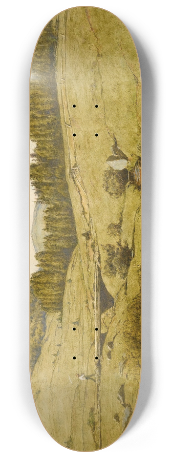 Hans Thoma - Black Forest Landscape 8.25 inch art skate deck