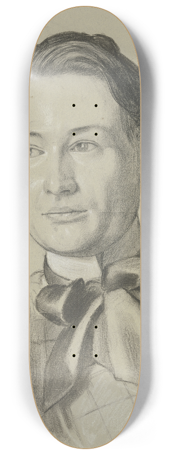 Hans Thoma - Portrait of Sofie Kchler 8.25 inch art skate deck