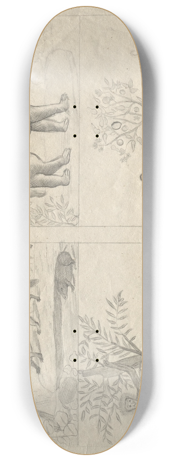 Hans Thoma - Sketchbook 8.25 inch art skate deck