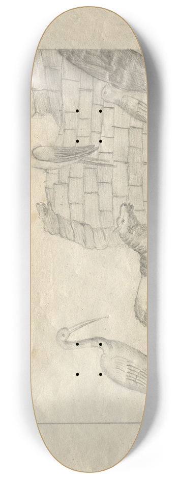 Hans Thoma - Sketchbook 8.25 inch art skate deck