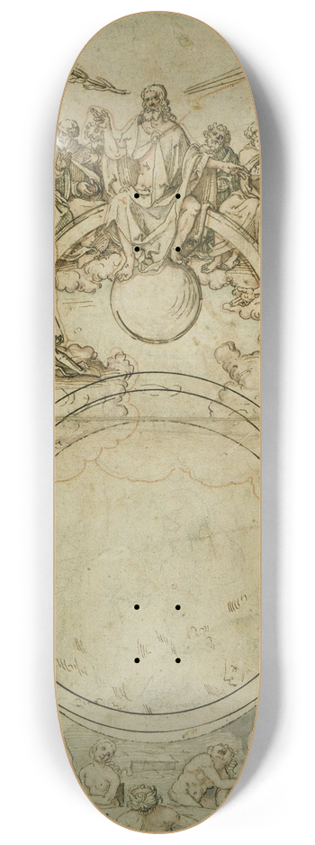 Hans von Kulmbach - The Last Judgement 8.25 inch art skate deck