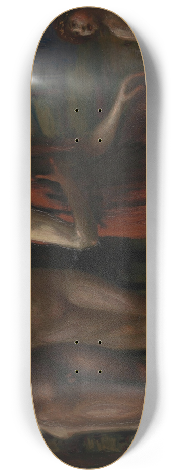 Hans Von Mares - Lob der Bescheidenheit 8.25 inch art skate deck