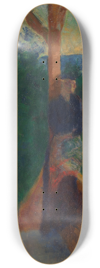 Harald Sohlberg - On the Veranda 8.25 inch art skate deck