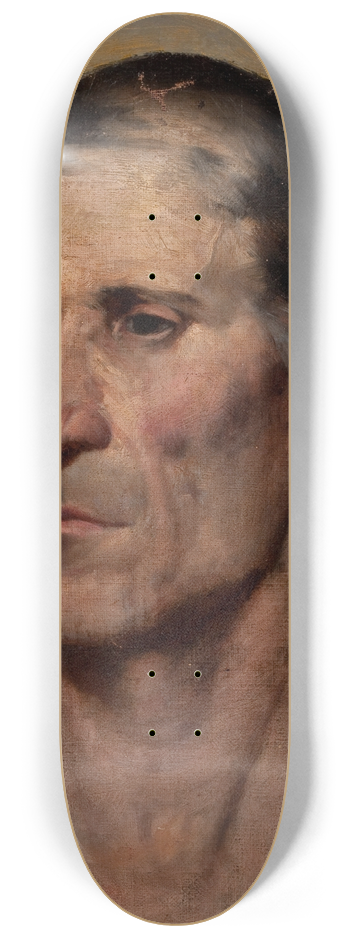 Harold Gilman - Portrait of a Man 8.25 inch art skate deck