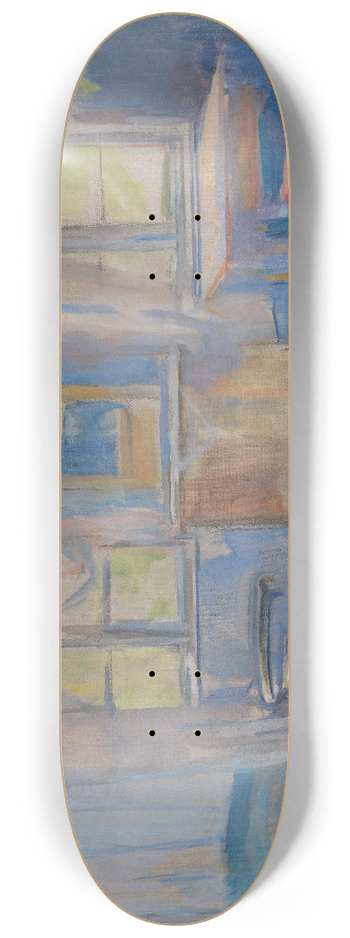 Harriet Backer - Interior from Einabu in Foldal 8.25 inch art skate deck