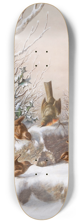 Harry Bright - Under Siege 8.25 inch art skate deck