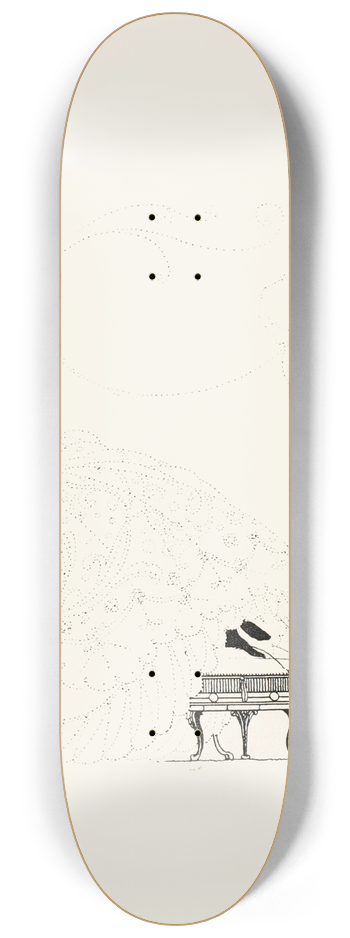 Harry Clarke - Cinderilla and her prince 8.25 inch art skate deck