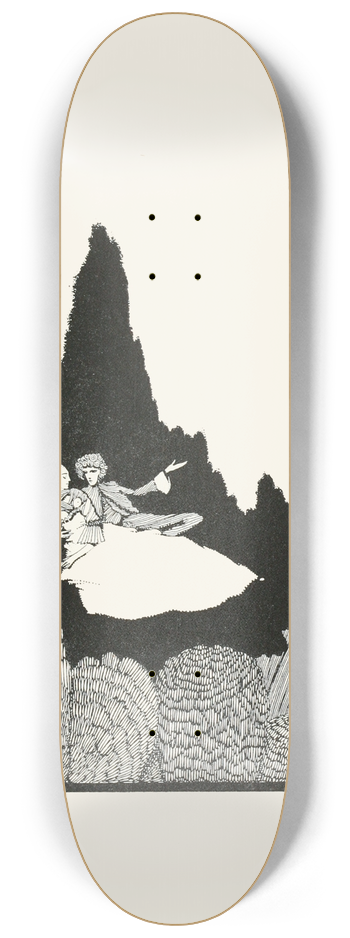 Harry Clarke - The Master Cat 8.25 inch art skate deck