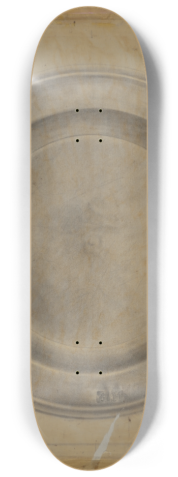 Harry Goodman - Pewter Plate 8.25 inch art skate deck