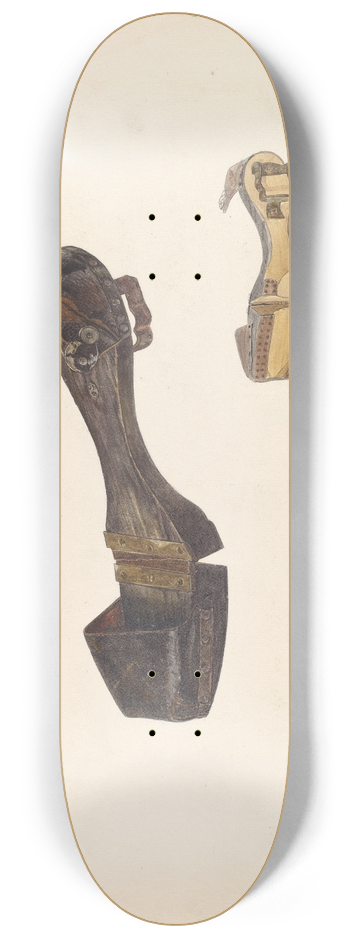 Harry Grossen - Womans Clogs 8.25 inch art skate deck