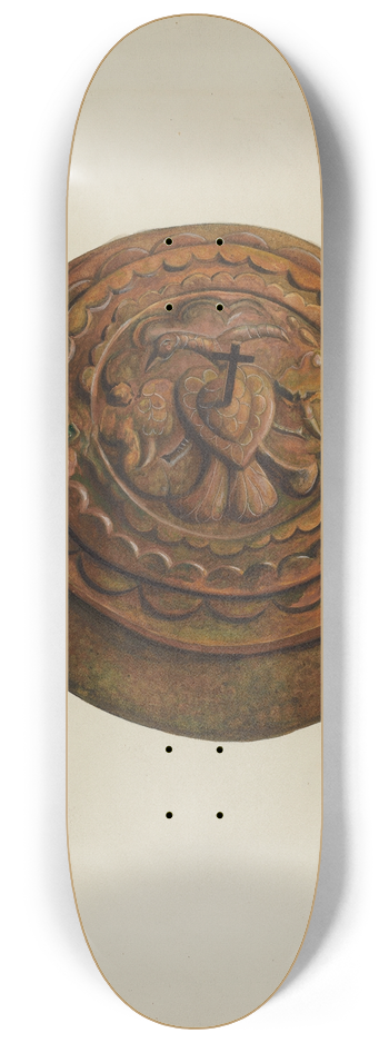 Harry Mann Waddell - Baptismal Font 8.25 inch art skate deck