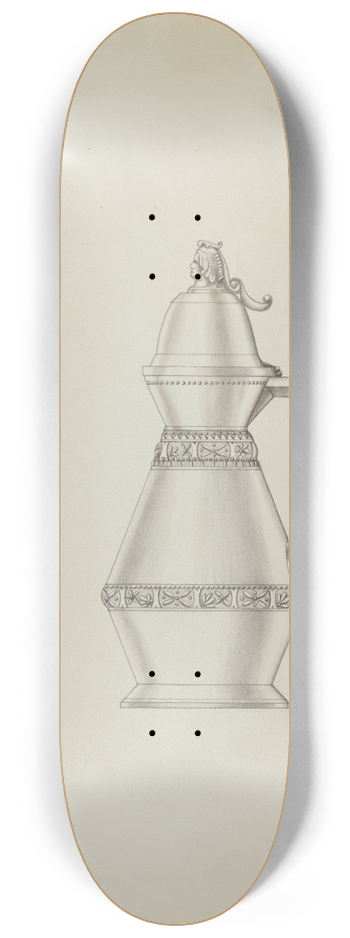 Harry Mann Waddell - Pewter Syrup Jar 8.25 inch art skate deck