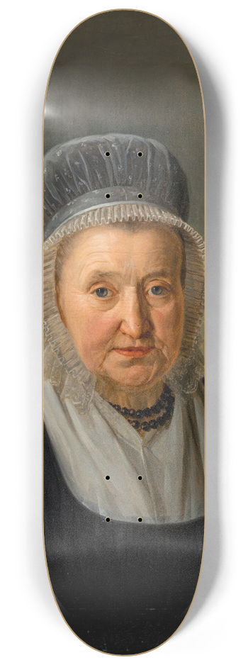 George Adam Schmidt - Portret van mevrouw Anna Catharina Keijser-Dolleman 8.25 inch art skate deck