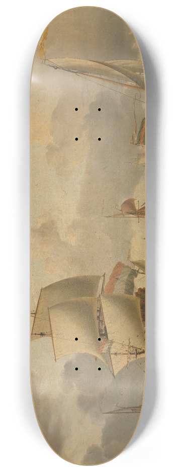 Abraham Storck - The Roads of Enkhuizen 8.25 inch art skate deck