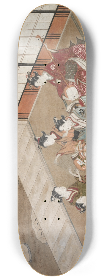 Hasegawa Yasumasa - Playing the Hand Game 8.25 inch art skate deck