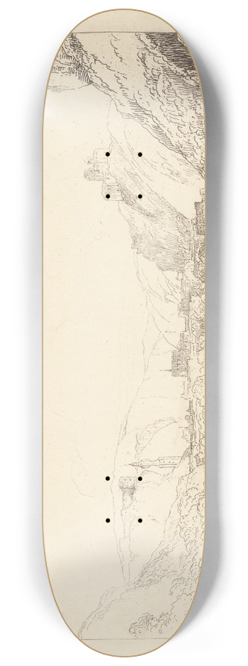 George Arnald - Bouvignes and Dinant 8.25 inch art skate deck