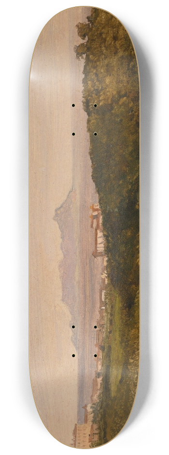 Heinrich Brkel - Blick auf den Monte Circeo 8.25 inch art skate deck