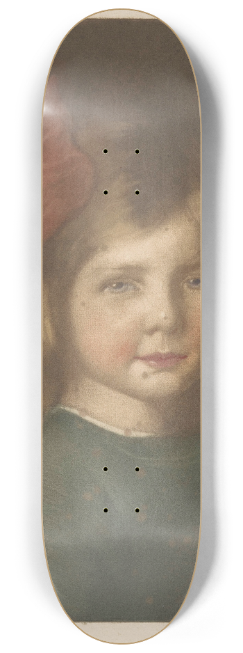 Heinrich M. Krabb - Portret van een onbekend meisje 8.25 inch art skate deck
