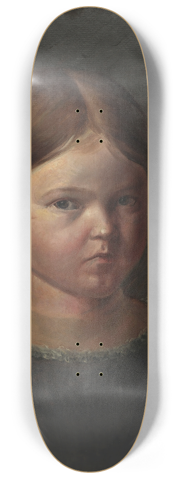Heinrich von Ferstel - Hermine Ferstel (Schwester des Knstlers) 8.25 inch art skate deck