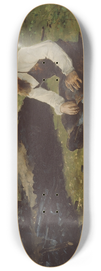 Helene Schjerfbeck - Charcoal Burner 8.25 inch art skate deck
