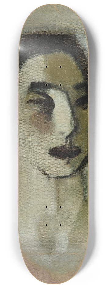 Helene Schjerfbeck - Forty Years Old 8.25 inch art skate deck