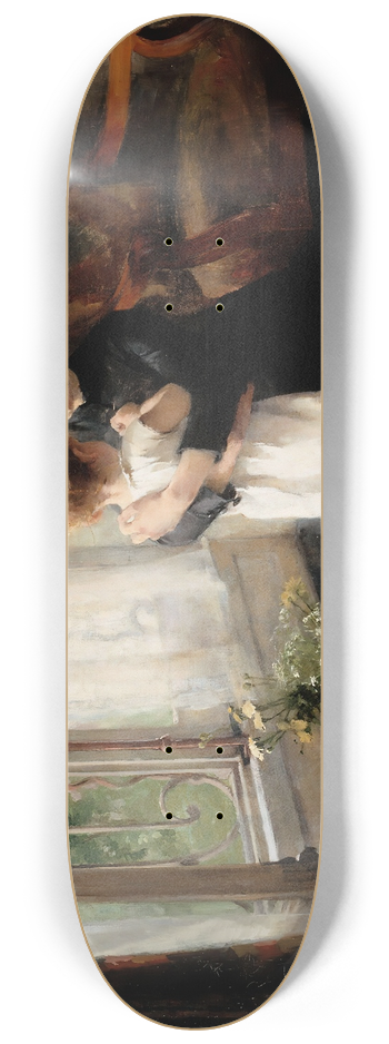 Helene Schjerfbeck - Mother And Child 8.25 inch art skate deck