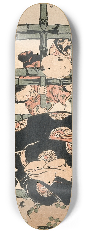 Helen Hyde - Bamboo Gate 8.25 inch art skate deck