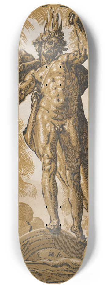 Hendrick Goltzius - Helios 8.25 inch art skate deck