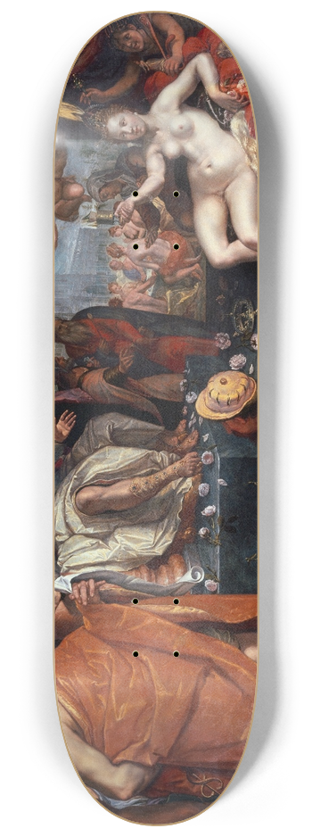 Hendrick Goltzius - Hermes Presenting Pandora To King Epimetheus 8.25 inch art skate deck