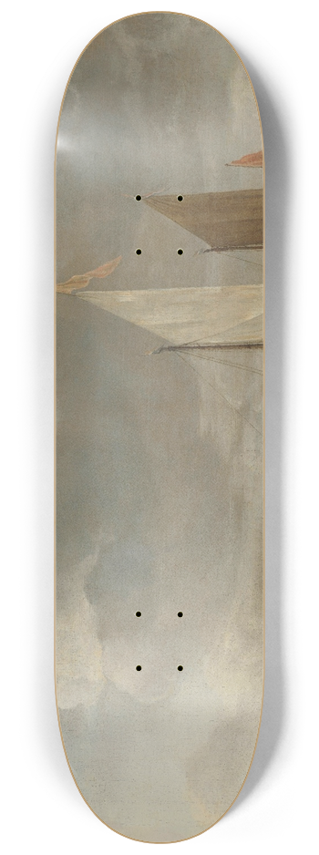 Hendrick Jacobsz. Dubbels - Calm Sea 8.25 inch art skate deck