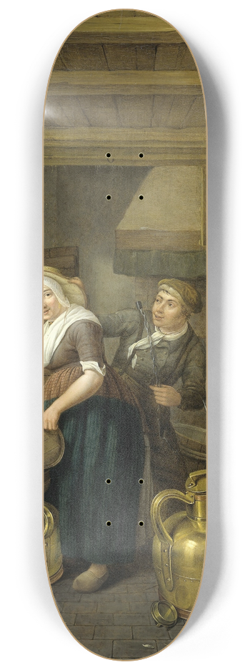 Hendrick van der Burgh - After Milking Time 8.25 inch art skate deck