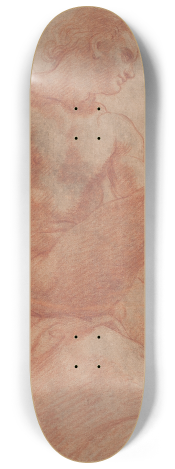 Hendrik Krock - Siddende mandlig model 8.25 inch art skate deck