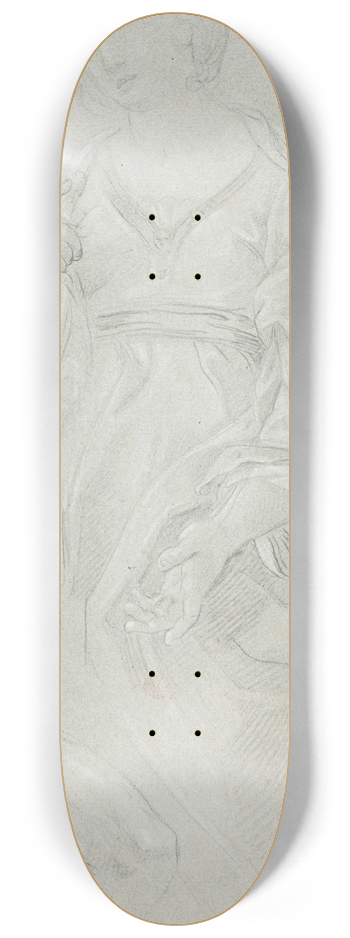 Hendrik Krock - Stende kvinde. Knstykke. Studie af en arm 8.25 inch art skate deck