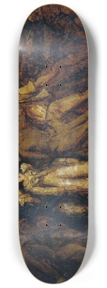 Hendrik Scheffer - Arrestation de Charlotte Corday 8.25 inch art skate deck