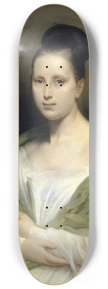 Hendrik Scheffer - Portrait dAdlade Rousseau-Scheffer 8.25 inch art skate deck