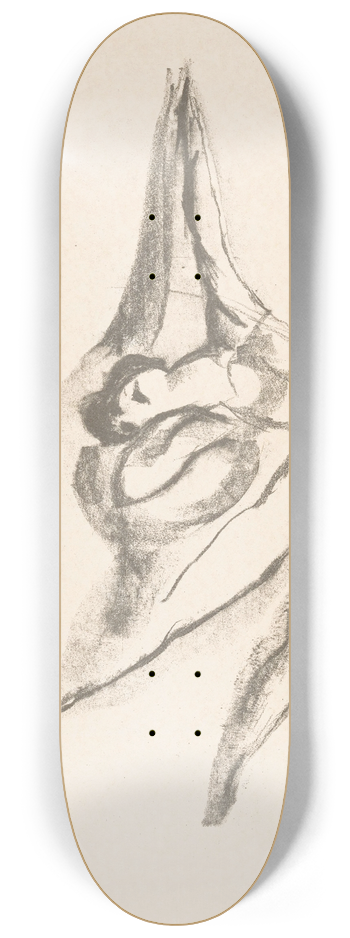 Henri Braakensiek - Dansende vrouw 8.25 inch art skate deck
