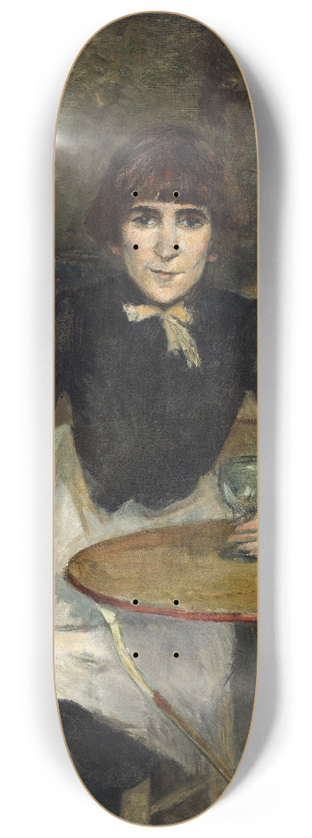 Henri de Toulouse-Lautrec - A la Bastille (Jeanne Wenz) 8.25 inch art skate deck