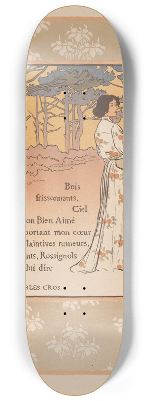 George Auriol - Trembling Woods 8.25 inch art skate deck