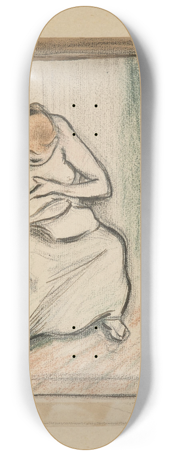 Henri-Gabriel Ibels - Etude pour La chanson du Rouet 8.25 inch art skate deck