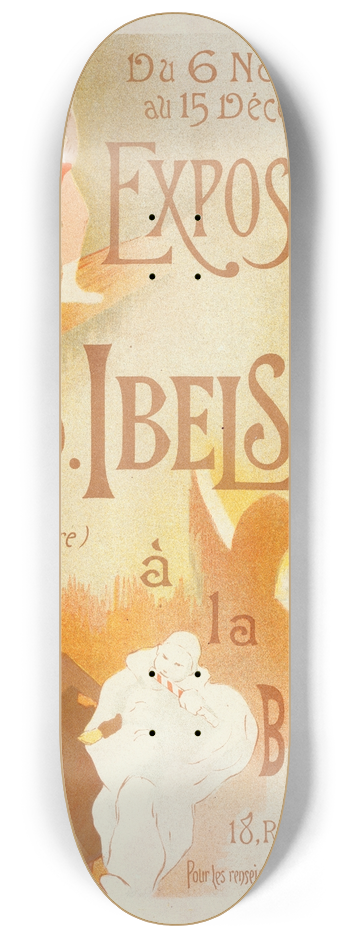 Henri-Gabriel Ibels - Exposition De H. G. Ibels 8.25 inch art skate deck
