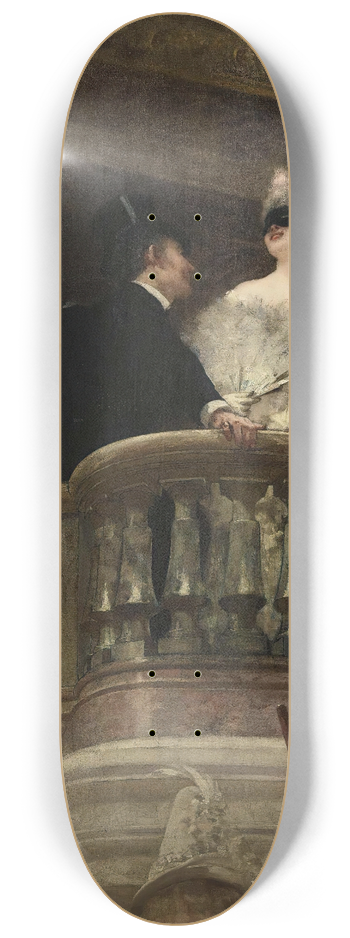 Henri Gervex - Le Bal de lOpera 8.25 inch art skate deck